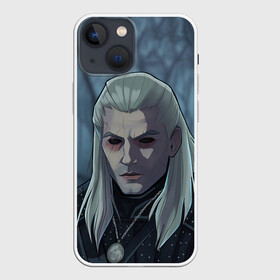 Чехол для iPhone 13 mini с принтом НЕТФЛИКС ВЕДЬМАК в городе Новоалтайск,  |  | Тематика изображения на принте: gerald | geralt | henry cavill | netflix | the witcher | wild hunt | witcher | ведьмак | ведьмак сериал | генри кавилл | геральд | дикая охота | нетфликс