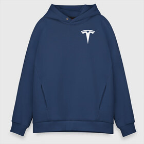 Мужское худи Oversize хлопок с принтом TESLA - ИЛОН МАСК (НА СПИНЕ) в городе Новоалтайск, френч-терри — 70% хлопок, 30% полиэстер. Мягкий теплый начес внутри —100% хлопок | боковые карманы, эластичные манжеты и нижняя кромка, капюшон на магнитной кнопке | elon musk | tesla | американский предприниматель | изобретатель | илон маск | инвестор | инженер | старлинк | тесла