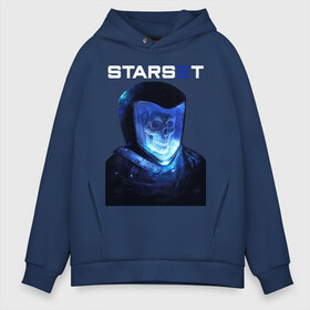 Мужское худи Oversize хлопок с принтом Starset в городе Новоалтайск, френч-терри — 70% хлопок, 30% полиэстер. Мягкий теплый начес внутри —100% хлопок | боковые карманы, эластичные манжеты и нижняя кромка, капюшон на магнитной кнопке | Тематика изображения на принте: astronaut | logo | rock | skull | space | starset | космонавт | космос | лого | рок | старсет | череп