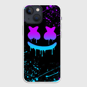 Чехол для iPhone 13 mini с принтом MARSHMELLO NEON | МАРШМЕЛЛО НЕОН в городе Новоалтайск,  |  | america | dj | marshmello | smile | usa | америка | маршмелло | смайл | сша