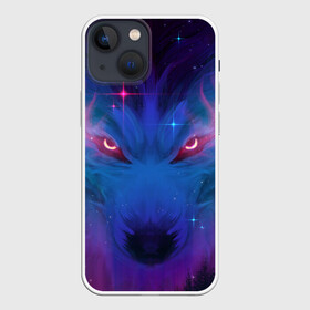 Чехол для iPhone 13 mini с принтом Звездный волк в городе Новоалтайск,  |  | взгляд | волк | волки | волчица | животное | звезды | зверь | космос