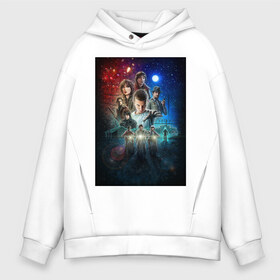 Мужское худи Oversize хлопок с принтом Постер Stranger Things 5 в городе Новоалтайск, френч-терри — 70% хлопок, 30% полиэстер. Мягкий теплый начес внутри —100% хлопок | боковые карманы, эластичные манжеты и нижняя кромка, капюшон на магнитной кнопке | stranger things | кино | очень странные дела | постер | сериал