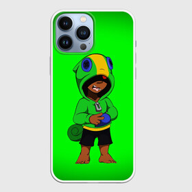 Чехол для iPhone 13 Pro Max с принтом Leon (Brawl Stars) в городе Новоалтайск,  |  | Тематика изображения на принте: brawl stars | crow | game | leon | бравл | бравл стар | бравл старс | ворон | ворона | детская | детям | игра | компьютерная игра | кров | леон | персонаж | развлечение