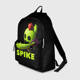 Рюкзак 3D с принтом Brawl Stars Spike в городе Новоалтайск, 100% полиэстер | лямки с регулируемой длиной, сверху петелька, чтобы рюкзак можно было повесить на вешалку. Основное отделение закрывается на молнию, как и внешний карман. Внутри два дополнительных кармана, один из которых закрывается на молнию. По бокам два дополнительных кармашка | brawl stars | crow | game | leon | бравл | бравл стар | бравл старс | ворон | ворона | детская | детям | игра | компьютерная игра | кров | леон | персонаж | развлечение