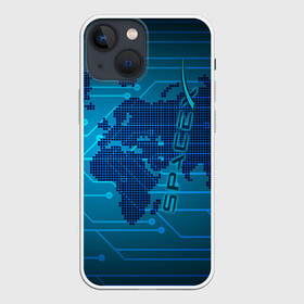 Чехол для iPhone 13 mini с принтом SpaceX в городе Новоалтайск,  |  | Тематика изображения на принте: boca chica | cybertruck | elon reeve musk | falcon 9 | model 3 | space x | spacex starship | tech | technology | tesla | илон маск | космический корабль | тесла