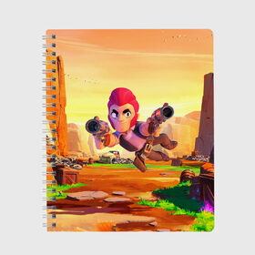 Тетрадь с принтом Brawl Stars в городе Новоалтайск, 100% бумага | 48 листов, плотность листов — 60 г/м2, плотность картонной обложки — 250 г/м2. Листы скреплены сбоку удобной пружинной спиралью. Уголки страниц и обложки скругленные. Цвет линий — светло-серый
 | brawl stars | crow | game | leon | бравл | бравл стар | бравл старс | ворон | ворона | детская | детям | игра | компьютерная игра | кров | леон | персонаж | развлечение