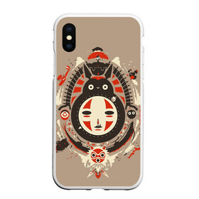 Чехол для iPhone XS Max матовый My Neighbor Totoro: в городе Новоалтайск, Силикон | Область печати: задняя сторона чехла, без боковых панелей | anime | hayao miyazaki | japanese | meme | miyazaki | piano | studio ghibli | tokyo | totoro | гибли | котобус | мой | сосед | сусуватари | тонари | тоторо | хаяо миядзаки