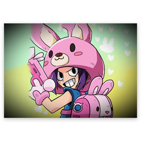 Поздравительная открытка с принтом Brawl Stars в городе Новоалтайск, 100% бумага | плотность бумаги 280 г/м2, матовая, на обратной стороне линовка и место для марки
 | brawl stars | crow | game | leon | бравл | бравл стар | бравл старс | ворон | ворона | детская | детям | игра | компьютерная игра | кров | леон | персонаж | развлечение