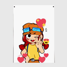 Постер с принтом Brawl Stars в городе Новоалтайск, 100% бумага
 | бумага, плотность 150 мг. Матовая, но за счет высокого коэффициента гладкости имеет небольшой блеск и дает на свету блики, но в отличии от глянцевой бумаги не покрыта лаком | brawl stars | crow | game | leon | бравл | бравл стар | бравл старс | ворон | ворона | детская | детям | игра | компьютерная игра | кров | леон | персонаж | развлечение