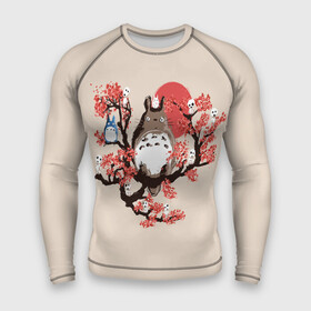 Мужской рашгард 3D с принтом Totoro в городе Новоалтайск,  |  | anime | hayao miyazaki | japanese | meme | miyazaki | piano | studio ghibli | tokyo | totoro | гибли | котобус | мой | сосед | сусуватари | тонари | тоторо | хаяо миядзаки