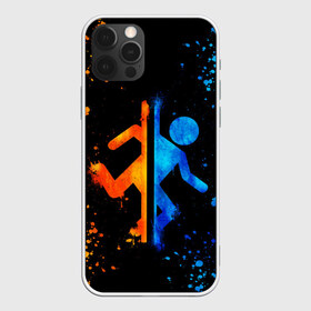 Чехол для iPhone 12 Pro Max с принтом Portal в городе Новоалтайск, Силикон |  | half life | portal | брызги | головоломка | краска | портал | телепорт