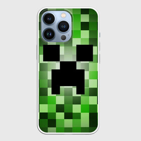 Чехол для iPhone 13 Pro с принтом MINECRAFT в городе Новоалтайск,  |  | game | minecraft | блоки | игра | квадраты | компьютерная игра | крипер | майнкрафт