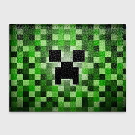 Обложка для студенческого билета с принтом MINECRAFT в городе Новоалтайск, натуральная кожа | Размер: 11*8 см; Печать на всей внешней стороне | Тематика изображения на принте: game | minecraft | блоки | игра | квадраты | компьютерная игра | крипер | майнкрафт