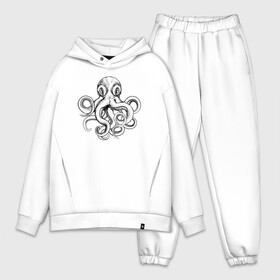 Мужской костюм хлопок OVERSIZE Ктулху: в городе Новоалтайск,  |  | ктулху | рисунок | существо | тентакли | тьма