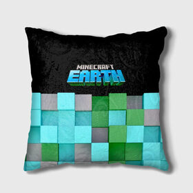 Подушка 3D с принтом Minecraft Earth в городе Новоалтайск, наволочка – 100% полиэстер, наполнитель – холлофайбер (легкий наполнитель, не вызывает аллергию). | состоит из подушки и наволочки. Наволочка на молнии, легко снимается для стирки | creeper | earth | game | minecraft | minecraft earth | блоки | грифер | игры | квадраты | компьютерная игра | крипер | маинкрафт | майн | майнкравт | майнкрафт