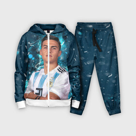 Детский костюм 3D с принтом Дибала Аргентина в городе Новоалтайск,  |  | champions | dybala | football | juventus | paulo | paulo dybal | soccer | uefa | world cup | аргентина | дибала | лига чемпионов | пауло | пауло дибала | сборная аргентины | футбол | юве | ювентус