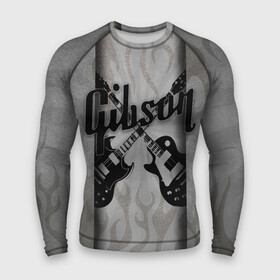 Мужской рашгард 3D с принтом Gibson в городе Новоалтайск,  |  | custom guitar | gibson | gibson usa | grover | guitar | hard rock | les paul | lespol | metal | punk | rock | sg | sg300 | sg400 | гибсон | гитара | гитары | лес пол | леспаул | леспол | панк | рок | хард рок | хардрок