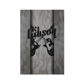 Обложка для паспорта матовая кожа с принтом Gibson в городе Новоалтайск, натуральная матовая кожа | размер 19,3 х 13,7 см; прозрачные пластиковые крепления | custom guitar | gibson | gibson usa | grover | guitar | hard rock | les paul | lespol | metal | punk | rock | sg | sg300 | sg400 | гибсон | гитара | гитары | лес пол | леспаул | леспол | панк | рок | хард рок | хардрок