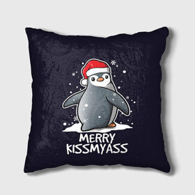 Подушка 3D с принтом Santa penguin в городе Новоалтайск, наволочка – 100% полиэстер, наполнитель – холлофайбер (легкий наполнитель, не вызывает аллергию). | состоит из подушки и наволочки. Наволочка на молнии, легко снимается для стирки | christmas | claus | jingle | merry | santa | елка | игрушки | клаус | клюв | колокольчик | новый год | олени | пингвин | подарок | праздник | рождество | санта | снег | снежинки | шапка