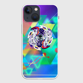 Чехол для iPhone 13 mini с принтом Бейблэйд полигон в городе Новоалтайск,  |  | bakuten shoot | beyblade | beyblade burst | burst | бейблейд | киномия | такао | такао киномия