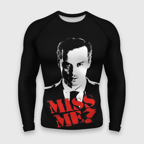 Мужской рашгард 3D с принтом Miss me в городе Новоалтайск,  |  | 221b | bbc | benedict cumberbatch | john watson | mark gatiss | martin freeman | sherlock holmes | steven moffat | бейкер | джон ватсон | мориарти | стрит | шерлок