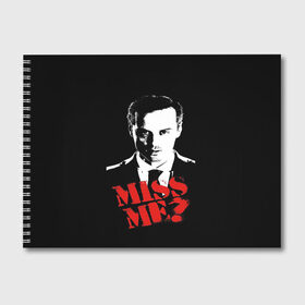 Альбом для рисования с принтом Miss me? в городе Новоалтайск, 100% бумага
 | матовая бумага, плотность 200 мг. | Тематика изображения на принте: 221b | bbc | benedict cumberbatch | john watson | mark gatiss | martin freeman | sherlock holmes | steven moffat | бейкер | джон ватсон | мориарти | стрит | шерлок