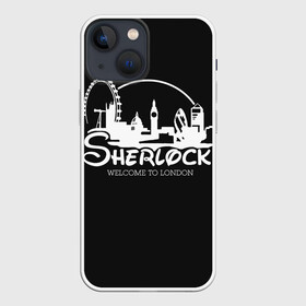 Чехол для iPhone 13 mini с принтом Sherlock в городе Новоалтайск,  |  | 221b | bbc | benedict cumberbatch | john watson | mark gatiss | martin freeman | sherlock holmes | steven moffat | бейкер | джон ватсон | мориарти | стрит | шерлок