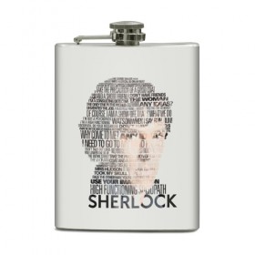 Фляга с принтом Sherlock в городе Новоалтайск, металлический корпус | емкость 0,22 л, размер 125 х 94 мм. Виниловая наклейка запечатывается полностью | 221b | bbc | benedict cumberbatch | john watson | mark gatiss | martin freeman | sherlock holmes | steven moffat | бейкер | джон ватсон | мориарти | стрит | шерлок