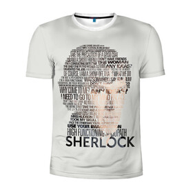 Мужская футболка 3D спортивная с принтом SHERLOCK | ШЕРЛОК в городе Новоалтайск, 100% полиэстер с улучшенными характеристиками | приталенный силуэт, круглая горловина, широкие плечи, сужается к линии бедра | Тематика изображения на принте: 221b | bbc | benedict cumberbatch | john watson | mark gatiss | martin freeman | sherlock holmes | steven moffat | бейкер | джон ватсон | мориарти | стрит | шерлок