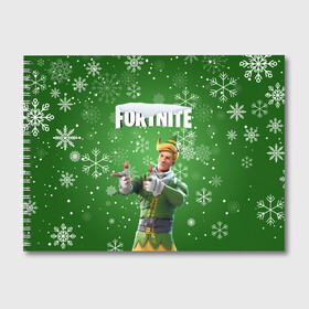 Альбом для рисования с принтом FORTNITE НОВОГОДНИЙ в городе Новоалтайск, 100% бумага
 | матовая бумага, плотность 200 мг. | Тематика изображения на принте: 2020 | christmas | fortnite | snow | winter | winter is coming | зима близко | игра | новогодний | новый год | новый год 2020 | персонаж | снег | снежинки | фортнайт | фортнайт новогодний
