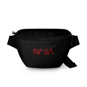 Поясная сумка 3D с принтом Nasa 3D в городе Новоалтайск, 100% полиэстер | плотная ткань, ремень с регулируемой длиной, внутри несколько карманов для мелочей, основное отделение и карман с обратной стороны сумки застегиваются на молнию | 