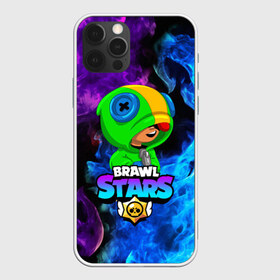 Чехол для iPhone 12 Pro Max с принтом BRAWL STARS LEON в городе Новоалтайск, Силикон |  | Тематика изображения на принте: brawl stars | bull | colt | crow | leon | leon shark | shark | stars | акула | берли | ворон | динамайк | кольт | леон | леон акула | нита | спайк | шелли | эль примо