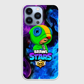 Чехол для iPhone 13 Pro с принтом BRAWL STARS LEON | ЛЕОН ОГОНЬ в городе Новоалтайск,  |  | brawl stars | bull | colt | crow | leon | leon shark | shark | stars | акула | берли | ворон | динамайк | кольт | леон | леон акула | нита | спайк | шелли | эль примо