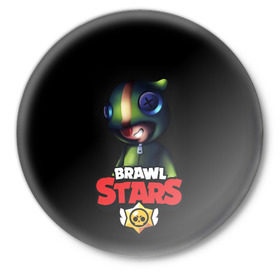 Значок с принтом Brawl Stars в городе Новоалтайск,  металл | круглая форма, металлическая застежка в виде булавки | bo | brawl | brock | bull | colt | dynamike | elprimo | jessie | leon | moba | nita | shelly | stars | бо | брок | булл | джесси | динамайк | кольт | леон | нита | шелли | эльпримо