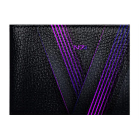 Обложка для студенческого билета с принтом Mass Effect N7 в городе Новоалтайск, натуральная кожа | Размер: 11*8 см; Печать на всей внешней стороне | Тематика изображения на принте: andromeda | bioware | n7 | shepard | shooter | геты | жнецы | инженер | масс эффект | разведчик | солдат | страж | цербер | штурмовик | шутер