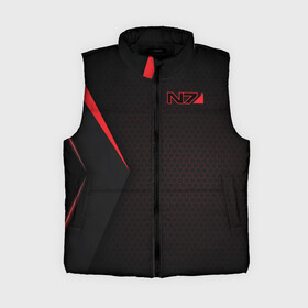 Женский жилет утепленный 3D с принтом Mass Effect N7 в городе Новоалтайск,  |  | andromeda | bioware | n7 | shepard | shooter | геты | жнецы | инженер | масс эффект | разведчик | солдат | страж | цербер | штурмовик | шутер