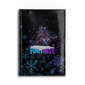 Обложка для автодокументов с принтом FORTNITE НОВОГОДНИЙ. в городе Новоалтайск, натуральная кожа |  размер 19,9*13 см; внутри 4 больших “конверта” для документов и один маленький отдел — туда идеально встанут права | Тематика изображения на принте: 2020 | christmas | fortnite | snow | winter | winter is coming | зима близко | игра | новогодний | новый год | новый год 2020 | персонаж | снег | снежинки | фортнайт | фортнайт новогодний