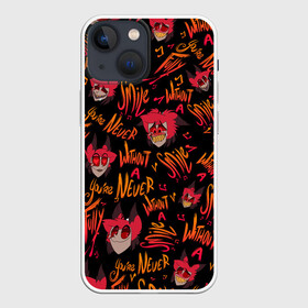 Чехол для iPhone 13 mini с принтом ОТЕЛЬ ХАЗБИН АЛАСТОР в городе Новоалтайск,  |  | hazbin hotel | аластор | аластор отель | аластор хазбин | вегги | лилит | люцифер | отель 1 серия | отель хазбин | сэр пентиус. | хазбин 1 серия | хазбин смотреть | хаск | чарли