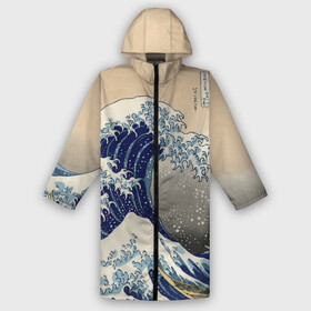 Дождевик унисекс 3D с принтом Kanagawa Wave Art в городе Новоалтайск,  |  | glitch | japan | kanagawa | retro | retro wave | retrowave | vapor | vapor wave | vaporwave | wave | волна канагава | глитч | глич | канагава | ретровейв | ретровэйв | япония