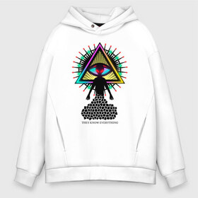 Мужское худи Oversize хлопок с принтом Neon alien The all-seeing eye в городе Новоалтайск, френч-терри — 70% хлопок, 30% полиэстер. Мягкий теплый начес внутри —100% хлопок | боковые карманы, эластичные манжеты и нижняя кромка, капюшон на магнитной кнопке | abstract | alien | beautiful | bright | eye | mason | neon | ufo