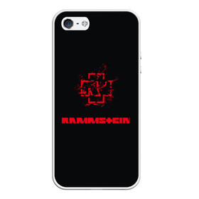 Чехол для iPhone 5/5S матовый с принтом Rammstein в городе Новоалтайск, Силикон | Область печати: задняя сторона чехла, без боковых панелей | kruspe | lindemann | metal | oliver | rammstein | richard | riedel | rock | till | кристиан | круспе | линдеманн | лоренц | метал | оливер | рамштайн | ридель | рихард | рок | тилль