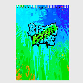 Скетчбук с принтом Stray Kids в городе Новоалтайск, 100% бумага
 | 48 листов, плотность листов — 100 г/м2, плотность картонной обложки — 250 г/м2. Листы скреплены сверху удобной пружинной спиралью | 3racha | i.n | jyp nation | k pop | kpop | skz | stray kids | к поп | кпоп | ли ноу | скз | страй кидс | стрэй кидс | сынмина | уджин | феликса | хана | хёнджина | чана | чанбина