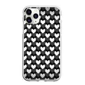 Чехол для iPhone 11 Pro матовый UNDERTALE: в городе Новоалтайск, Силикон | | chara | frisk | sans | undertale | андертале | андертейл | игра | подземная история | подземная сказка | санс | сердечки | сердце | ундертале | фриск | чара