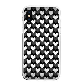 Чехол для iPhone XS Max матовый с принтом UNDERTALE в городе Новоалтайск, Силикон | Область печати: задняя сторона чехла, без боковых панелей | Тематика изображения на принте: chara | frisk | sans | undertale | андертале | андертейл | игра | подземная история | подземная сказка | санс | сердечки | сердце | ундертале | фриск | чара