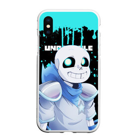 Чехол для iPhone XS Max матовый с принтом UNDERTALE в городе Новоалтайск, Силикон | Область печати: задняя сторона чехла, без боковых панелей | Тематика изображения на принте: chara | frisk | sans | undertale | андертале | андертейл | игра | подземная история | подземная сказка | санс | ундертале | фриск | чара