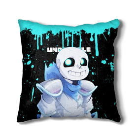 Подушка 3D с принтом UNDERTALE в городе Новоалтайск, наволочка – 100% полиэстер, наполнитель – холлофайбер (легкий наполнитель, не вызывает аллергию). | состоит из подушки и наволочки. Наволочка на молнии, легко снимается для стирки | Тематика изображения на принте: chara | frisk | sans | undertale | андертале | андертейл | игра | подземная история | подземная сказка | санс | ундертале | фриск | чара