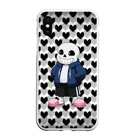 Чехол для iPhone XS Max матовый с принтом UNDERTALE в городе Новоалтайск, Силикон | Область печати: задняя сторона чехла, без боковых панелей | Тематика изображения на принте: chara | frisk | sans | undertale | андертале | андертейл | игра | подземная история | подземная сказка | санс | ундертале | фриск | чара