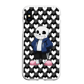 Чехол для iPhone XS Max матовый с принтом UNDERTALE в городе Новоалтайск, Силикон | Область печати: задняя сторона чехла, без боковых панелей | Тематика изображения на принте: chara | frisk | sans | undertale | андертале | андертейл | игра | подземная история | подземная сказка | санс | ундертале | фриск | чара