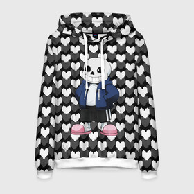 Мужская толстовка 3D с принтом UNDERTALE в городе Новоалтайск, 100% полиэстер | двухслойный капюшон со шнурком для регулировки, мягкие манжеты на рукавах и по низу толстовки, спереди карман-кенгуру с мягким внутренним слоем. | chara | frisk | sans | undertale | андертале | андертейл | игра | подземная история | подземная сказка | санс | ундертале | фриск | чара