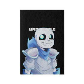 Обложка для паспорта матовая кожа с принтом UNDERTALE в городе Новоалтайск, натуральная матовая кожа | размер 19,3 х 13,7 см; прозрачные пластиковые крепления | Тематика изображения на принте: chara | frisk | sans | undertale | андертале | андертейл | игра | подземная история | подземная сказка | санс | ундертале | фриск | чара